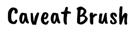 معاينة Caveat Brush