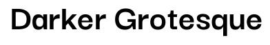 معاينة Darker Grotesque
